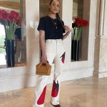 Nathalie Emmanuel Instagram – 🍓🍓🍓

My look for second day @mefcc in Abu Dhabi! 

Styling: @chercoulter
Jeans and bag: @jw_anderson
Tshirt: @sunspelclothing
Jewellery: @missoma, @mejuri and @mathe_jewelry 
Shoes: @aldo_shoes
Sunglasses: @akonieyewear
Nose ring: @laura_bond_jewellery Saadiyat Island