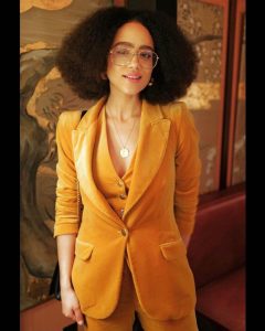 Nathalie Emmanuel Instagram - Ya dig? Lovely to celebrate the wonderful @alicetemperley and @alicetemperley on their 22nd birthday on 22.02.2022. Thank you for having me… Congratulations 🥂 Photo by @darren_gerrish 📸 💛🌻💛🌻💛🌻💛 The Aubrey London