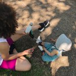 Nathalie Emmanuel Instagram - 3 years of loving you… Happy Birthday baby boy #MyBestRoleYet #Auntie #Auntielove #nephew #3today #bighairdontcareclub #bubbles