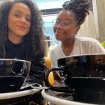 Nathalie Emmanuel Instagram - Cool kids 😏😏☕️☕️ Nanushka