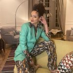 Nathalie Emmanuel Instagram - Safe to say I was feeling myself doing #ArmyofThieves press last night. Styling by @chercoulter, fashun supplied by my faves @nanushka, earrings Nanushka x @alighieri_jewellery collab. Hair and make up masterfully by @norarobertson_mua. Army of Thieves is out soon on @netflix…October 29th! Check it out!