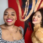 Nathalie Emmanuel Instagram - Friday…. @curvynyome and I stepping out to a lovely ladies lunch to celebrate @dawnokoro’s first solo show in London at @maddoxgallery called ‘Mad Explosive Spontaneity’. The joy, the freedom, the celebration in Dawn’s work is infectious… check it out.
