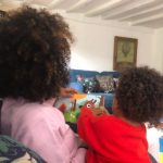 Nathalie Emmanuel Instagram - 3 years of loving you… Happy Birthday baby boy #MyBestRoleYet #Auntie #Auntielove #nephew #3today #bighairdontcareclub #bubbles