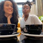 Nathalie Emmanuel Instagram - Cool kids 😏😏☕️☕️ Nanushka