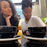 Nathalie Emmanuel Instagram - Cool kids 😏😏☕️☕️ Nanushka