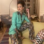 Nathalie Emmanuel Instagram - Safe to say I was feeling myself doing #ArmyofThieves press last night. Styling by @chercoulter, fashun supplied by my faves @nanushka, earrings Nanushka x @alighieri_jewellery collab. Hair and make up masterfully by @norarobertson_mua. Army of Thieves is out soon on @netflix…October 29th! Check it out!