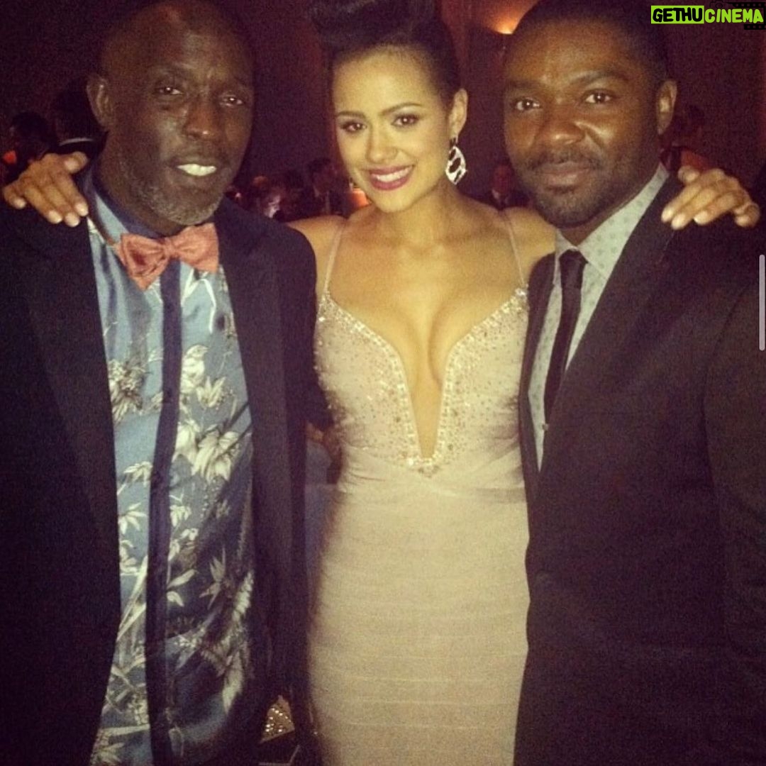 Nathalie Emmanuel Instagram - Ugh this one hurts 💔💔💔 Michael K Williams was one of the best to ever do it. We have lost a master… He was a really warm, sweet man… the few times I had the pleasure of meeting him. The second photo was from one of the funnest nights ever… a whole dance off at a SAG awards after party… and no one really dances at those things…. But boy did we throw down! ❤️ #RIPMichaelKWilliams Photo credit: Jesse Dittmar @jessedittmar For The Times @latimes
