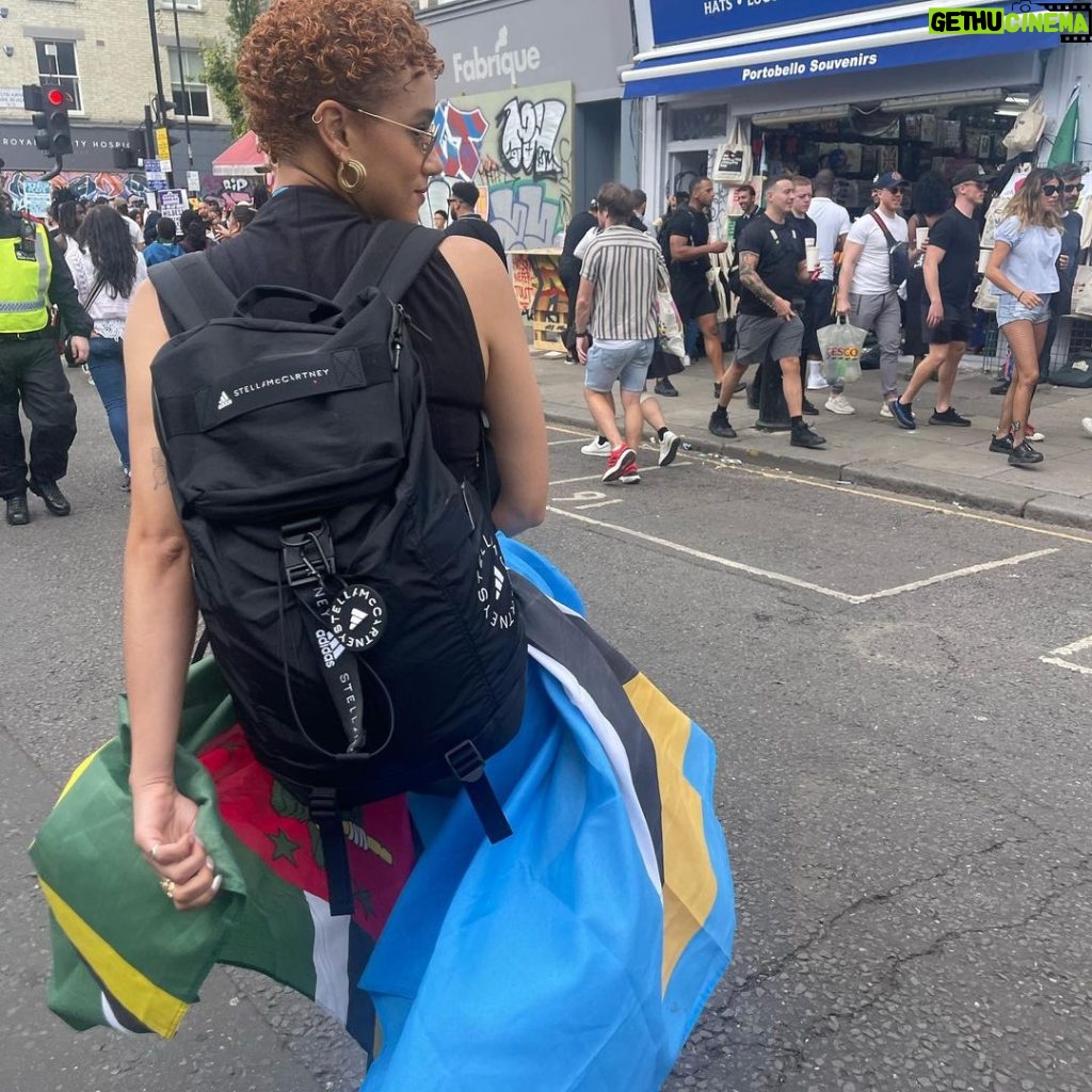 Nathalie Emmanuel Instagram - @nhcarnivalldn!! The best weekend of the year! Here are some highlights from Day 1… 🇩🇲🇱🇨 #nottinghillcarnival2023 #day1 #🇩🇲 #🇱🇨 #domilucian #caribbeanandproud #justiceforgrenfell 💚💚💚
