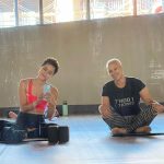 Nathalie Emmanuel Instagram - We don’t sweat, we sparkle… ✨🧘🏽✨🧘🏽✨ #MamaDebsisintown #mummydaughtertime #imjustababy Atlanta, Georgia