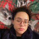 Nathalie Emmanuel Instagram - I love my cat a normal amount 😸 #goodnight #agathadee😼