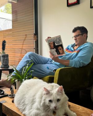 Nathan Fillion Instagram - No, YOU’RE a crazy cat lady.