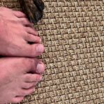 Nathan Fillion Instagram - Me and the dog, comparing injured toes. Turns out, her toe injury was emotional, not physical. She feels better, now.