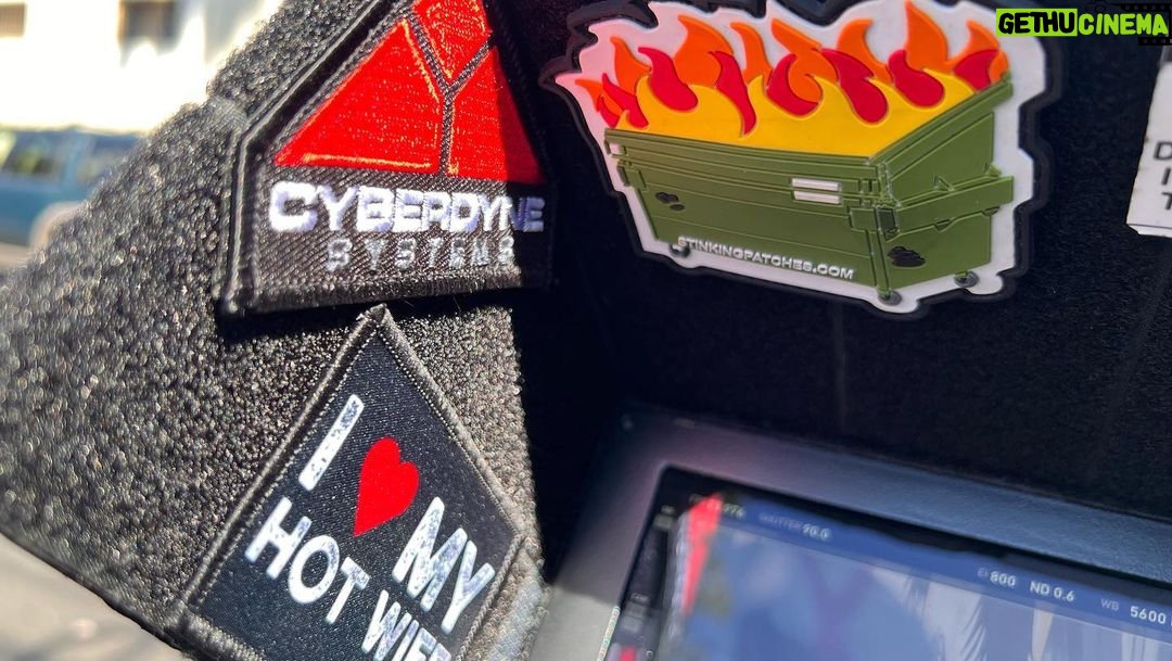 Nathan Fillion Instagram - This camera crew displays patches on their dolly. I felt they should be shared. Comment if you think you can tell which productions they are from.