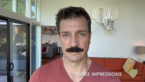 Nathan Fillion Instagram - One last round of mustache inspired impressions for you. Actually, these aren’t for you- they’re for me. But feel free to enjoy.