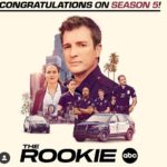 Nathan Fillion Instagram – I couldn’t be more proud of what we have accomplished with this show. Congratulations to our cast, crew, writers, producers, casting directors, directors, and everyone who has lent their talents to #therookieabc over the years. This job brings me real joy, I look forward to many more episodes with you all. I’d also like to thank the fans who keep coming back. You keep watching ‘em, we’ll keep making ‘em. #therookieabc #season5 #holycrap And thanks to ABC for the early pickup! It’s such a good feeling!