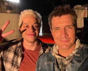 Nathan Fillion Instagram - To say I’m a fan of Pete Davidson is an understatement. His work is always relaxed, natural, and understated. I’m so pleased he’s come back to The Rookie to play Nolan’s brother again. It’s a treat to work with this guy, and a bigger treat to call him a friend. If you didn’t see the episode last night, it’s not too late to stream it on Hulu!