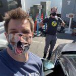 Nathan Fillion Instagram - I love when people dress for Halloween at work. I love guessing who they are dressed as. This guy? No clue. Happy Halloween!