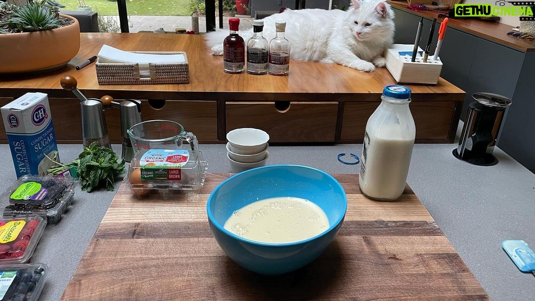 Nathan Fillion Instagram - Made some Dutch Baby Pancakes, took pictures of everything except the finished product. By the time I remembered, the finished product was finished.