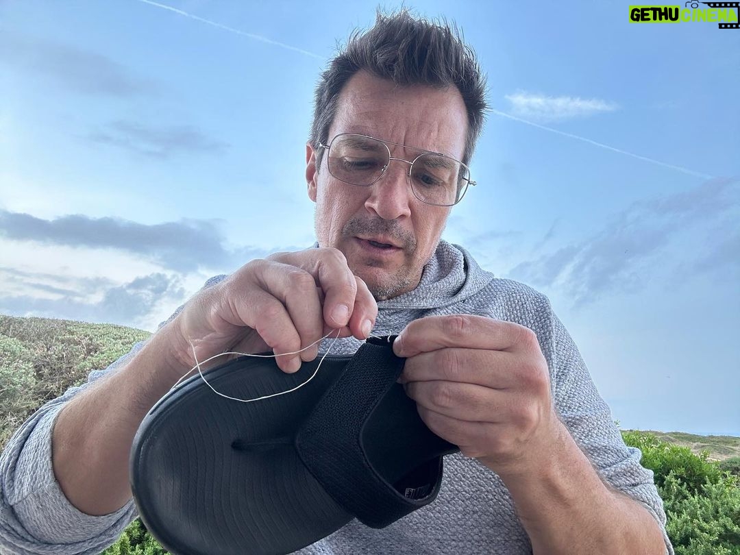 Nathan Fillion Instagram - I wish Daniel Day Lewis could see me now. #danieldaylewis #cobblersgottacobble