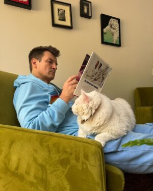 Nathan Fillion Instagram - No, YOU’RE a crazy cat lady.