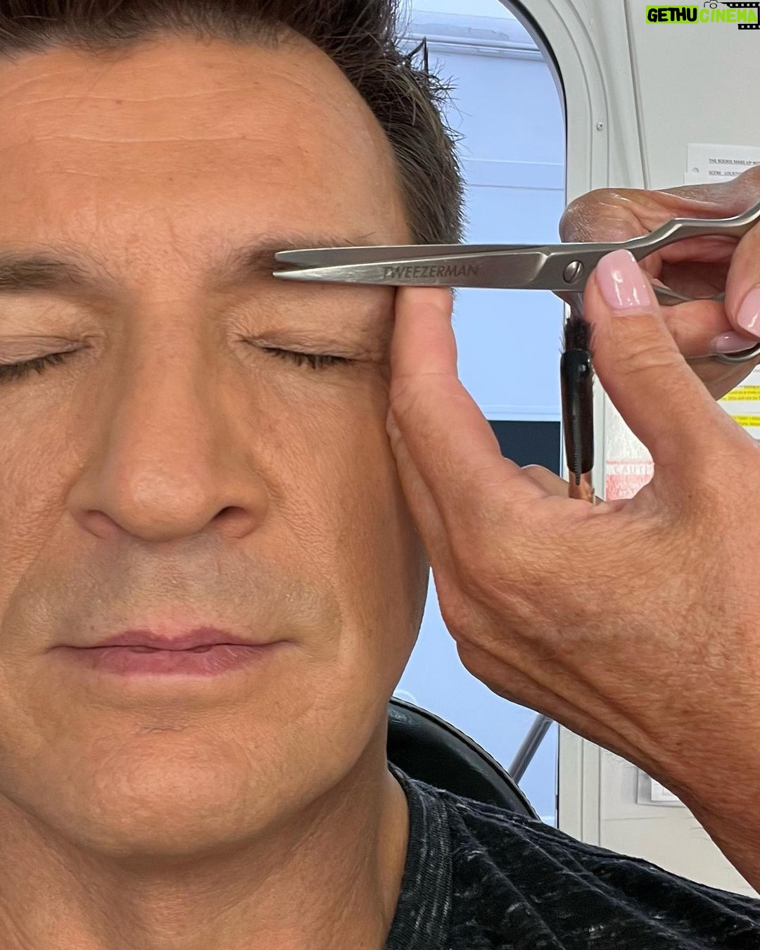 Nathan Fillion Instagram - Things I didn’t worry about in my 30s: Perpetually growing eyebrow hair.