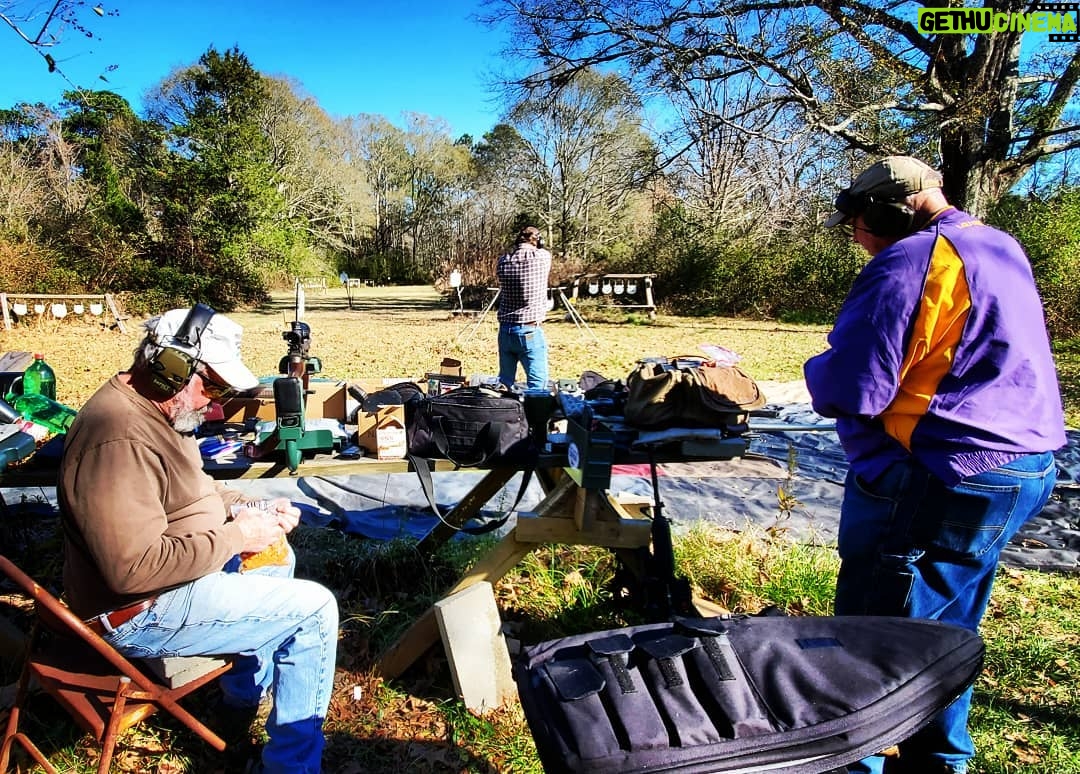 Nathan Kress Instagram - Pork rinds, flying brass, and pinging steel at 100 yards. Just some good, clean, *safe*, American fun πΊπ² Baton Rouge, Louisiana