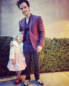 Nathan Kress Instagram - Daddy Daughter Dance leggo 💃🏼🕺🏻 on the way there, she goes “Dad, can we do Rock and Roll music?” We went with Black Sabbath and Led Zepellin. Man I love my kid ❤️