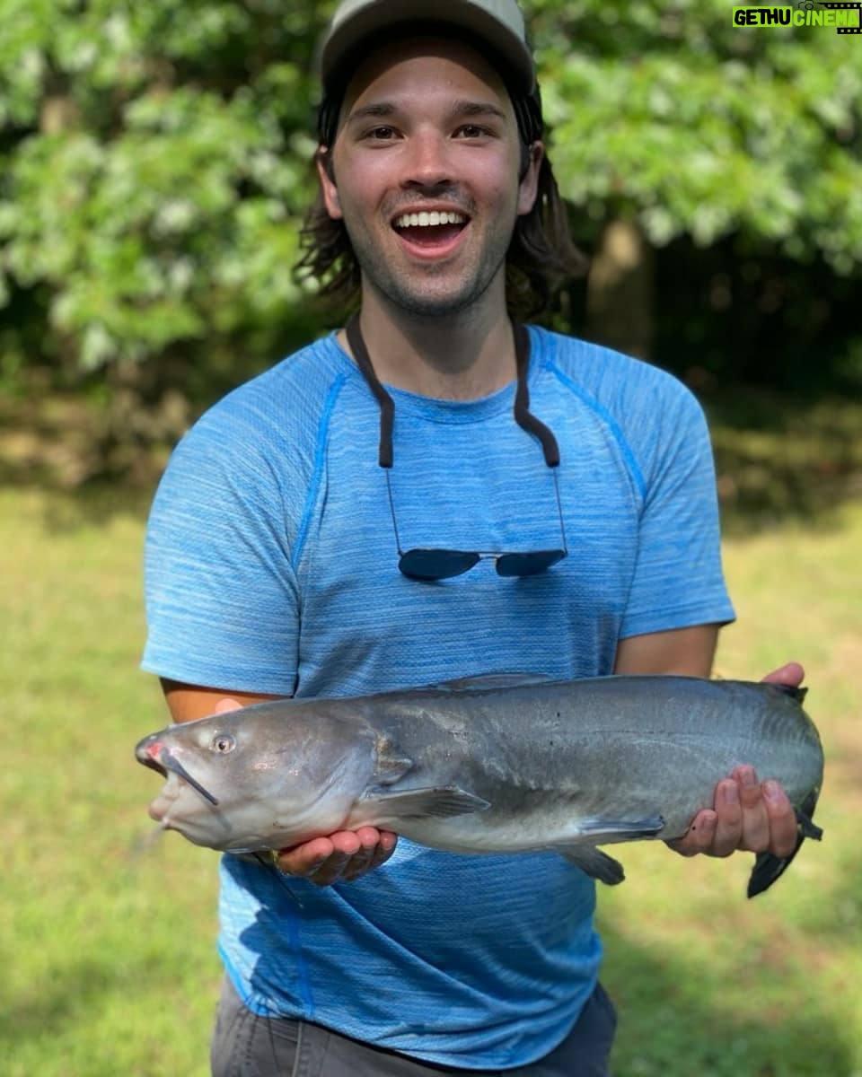 Nathan Kress Instagram - Makin' those Michigan summer memories ❤ Also makin' a mullet.