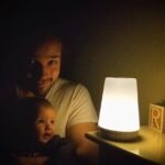 Nathan Kress Instagram – Going through old photos on this fine #tbt! 3mo old Ro getting her nightly hypnosis from her @hatchnursery night light ❤ this was back when she used to stay still for more than 2.6 seconds. What a time!!! #gift