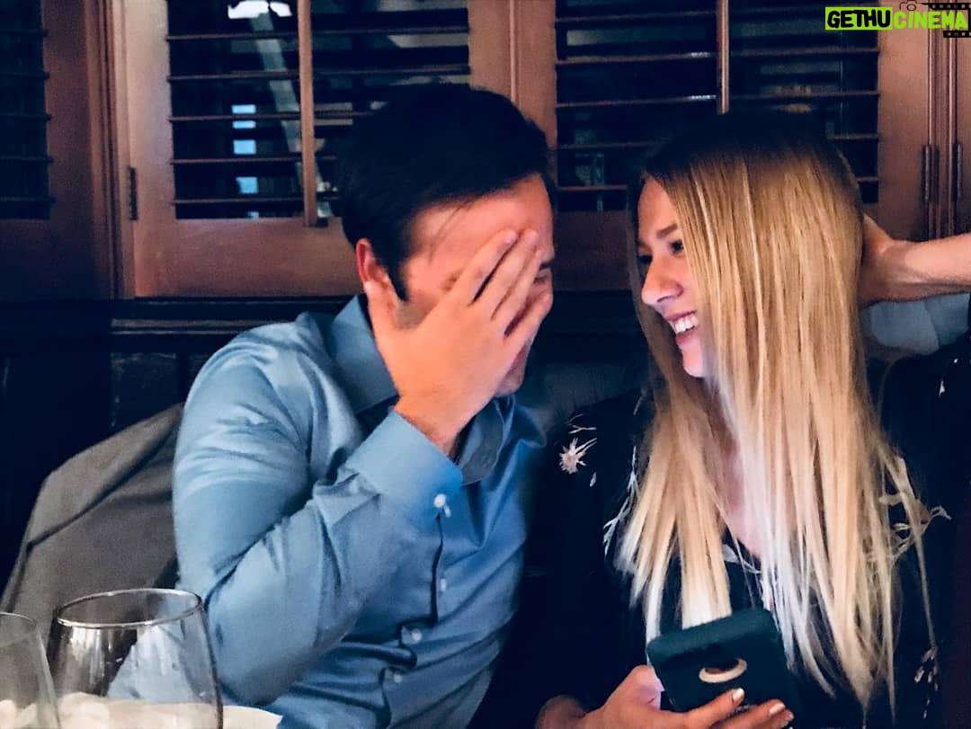 Nathan Kress Instagram - "What a cute moment", right? Only if you think headbutting your dinner date is cute. Somehow the camera managed to avoid the look of sheer agony on our faces. We totes love each other tho, so it'skay. #actualcandid