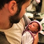 Nathan Kress Instagram - Could stare at this face forever. #bathtime