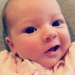 Nathan Kress Instagram - Oh my goodness you guys this baby I can't handle it. #babysfirstsmirk