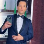Nathan Kress Instagram - At some point in his life, every man needs a blue tux moment. Hollywood