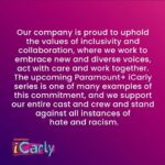 Nathan Kress Instagram - Anyone who resorts to hate and bullying the HUMAN BEINGS who are making our show a reality are no fans of ours. Not gonna put up with this. Racism has no place here (or anywhere). Do better, or see yourself out.