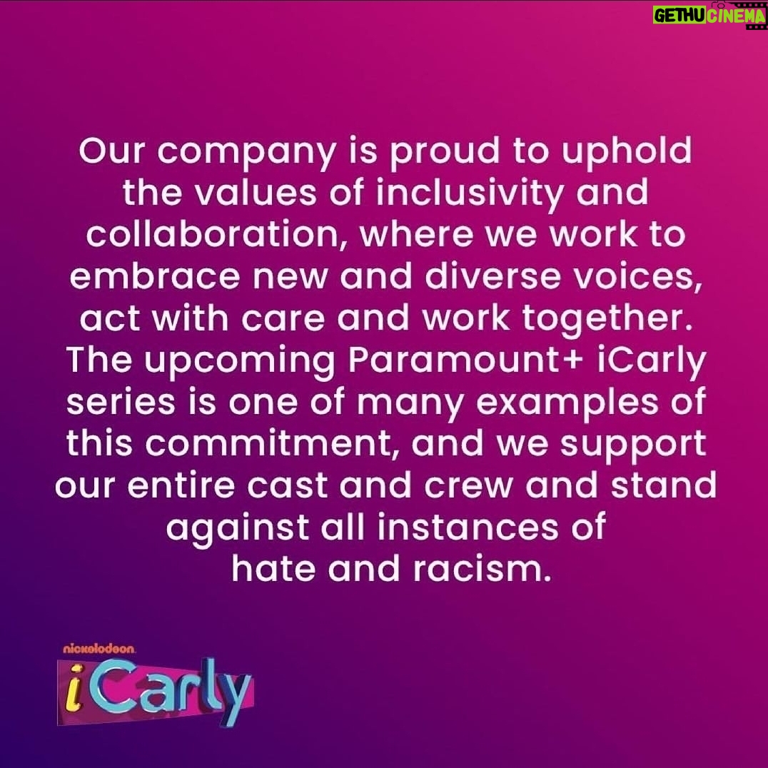 Nathan Kress Instagram - Anyone who resorts to hate and bullying the HUMAN BEINGS who are making our show a reality are no fans of ours. Not gonna put up with this. Racism has no place here (or anywhere). Do better, or see yourself out.