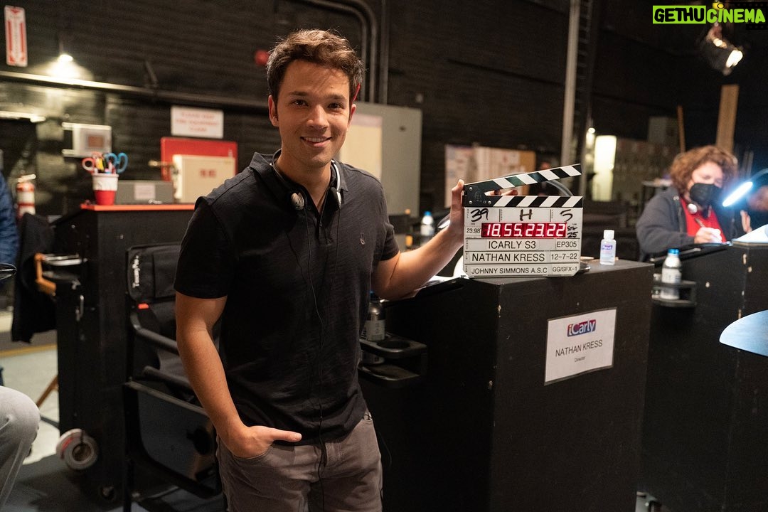 Nathan Kress Instagram - I briefly emerge from a mountain of diapers and bottles to remind you that if you haven't been watching #iCarly for the last 2 weeks, you've missed a lot of familiar faces!! Nevel, Prunella, Ripoff Rodney, Shane, Magic Malika, The Training Bros... it's a doggone buffet of folks. Proud to say that I also happened to direct one of these, which is always a huge honor and privilege to work on the other side of the camera with my team 🫶