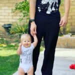 Nathan Kress Instagram - In honor of Evie’s first birthday, I present: “Progression of a Poop”. 🥳 Sorry girl. One day, I’m sure you’re gonna hate me for that. But right now, you are an unabashed, unashamed force of life and you don’t give a RIP what anyone thinks, and I adore that about you. You are such a mix. Content, but busy. Quiet, then exceedingly loud. Hyper-social, then demure. An intent watcher, then an incessant do-er. But through it all, you are sweet, cuddly, absolutely precious, effortlessly hilarious, and bursting with baby-joy almost constantly. I adore being your daddy, and your family is so grateful for the gift of your presence. Coming home from work and seeing your avocado-smeared face light up, squealing at each other because it’s been a whole 12 hours since we had a good snuggle, is a memory that is forever locked in my mind. You are my little squeezy bubby and I hate how fast you are growing up. At the same time, I can’t wait to see how our relationship grows with you over time… especially with your BFF Rosie. To you, Lovely Girl, our 🌈 promise after so much loss and pain. You were well worth the wait. Happy Birthday ❤️