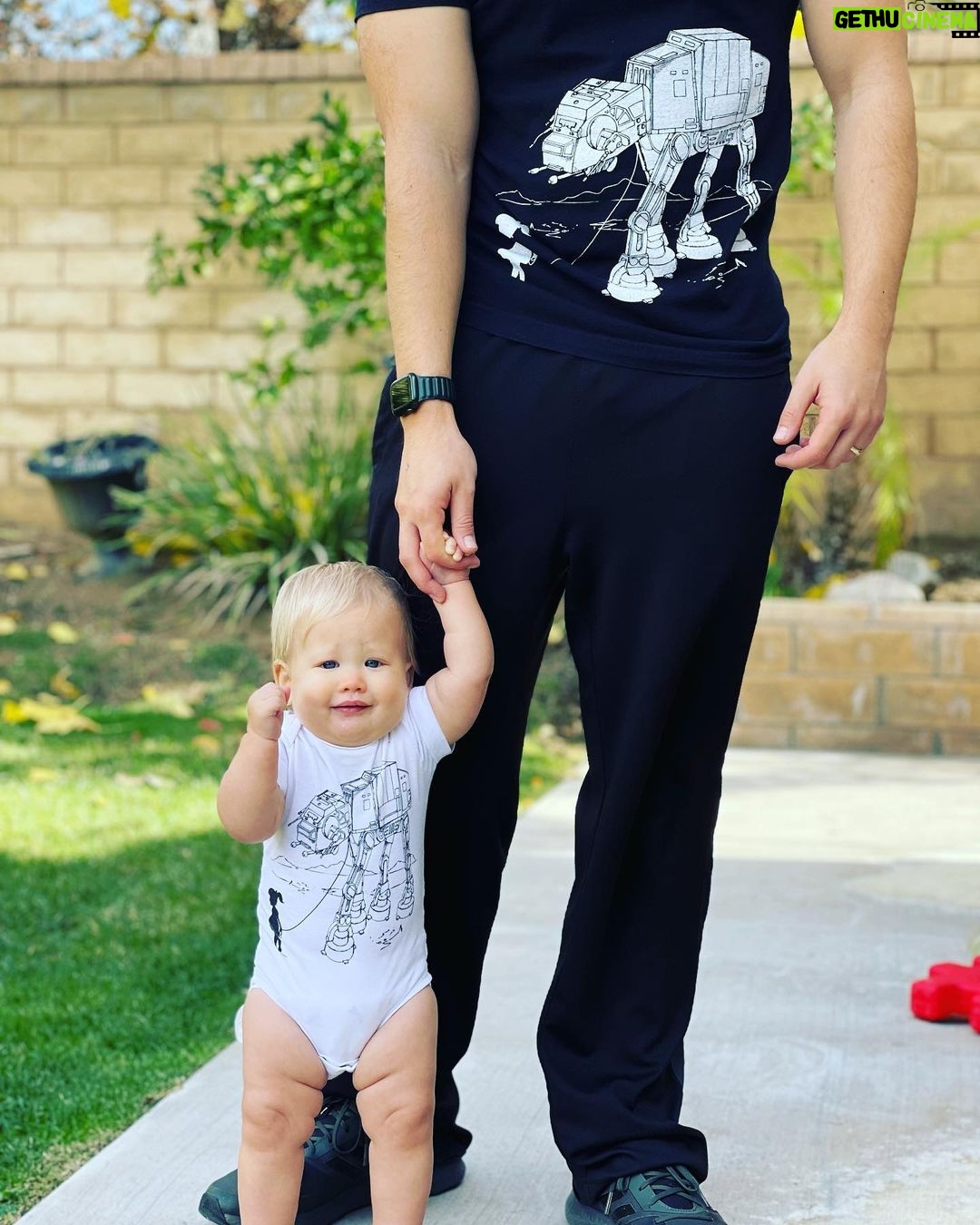 Nathan Kress Instagram - In honor of Evie’s first birthday, I present: “Progression of a Poop”. 🥳 Sorry girl. One day, I’m sure you’re gonna hate me for that. But right now, you are an unabashed, unashamed force of life and you don’t give a RIP what anyone thinks, and I adore that about you. You are such a mix. Content, but busy. Quiet, then exceedingly loud. Hyper-social, then demure. An intent watcher, then an incessant do-er. But through it all, you are sweet, cuddly, absolutely precious, effortlessly hilarious, and bursting with baby-joy almost constantly. I adore being your daddy, and your family is so grateful for the gift of your presence. Coming home from work and seeing your avocado-smeared face light up, squealing at each other because it’s been a whole 12 hours since we had a good snuggle, is a memory that is forever locked in my mind. You are my little squeezy bubby and I hate how fast you are growing up. At the same time, I can’t wait to see how our relationship grows with you over time… especially with your BFF Rosie. To you, Lovely Girl, our 🌈 promise after so much loss and pain. You were well worth the wait. Happy Birthday ❤️