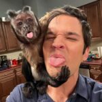 Nathan Kress Instagram - Just on set w/ my best friend lol we r so silly Los Angeles, California