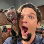 Nathan Kress Instagram - Just on set w/ my best friend lol we r so silly Los Angeles, California