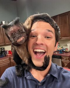 Nathan Kress Instagram - Just on set w/ my best friend lol we r so silly Los Angeles, California
