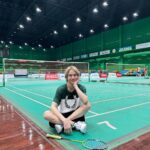 Natouch Siripongthon Instagram - Sweaty but satisfied 🏸 SCG Badminton Academy