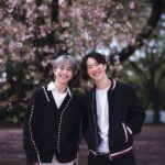 Natouch Siripongthon Instagram - good time with @rintaro_asari 💚🌸