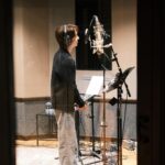Natouch Siripongthon Instagram - a behind-the-scenes glimpse of me recording the original soundtrack for Make a Wish. Stay tuned to listen to the whole song!! 👼🏻🤍 Thank you P’ @judo_tantachj for brilliantly capturing these moments Studio28 Recording