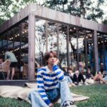 Natouch Siripongthon Instagram - Chillin’ 💙 #fluke_natouch