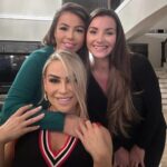 Nattie Katherine Neidhart-Wilson Instagram - speaking of strong women.. love these two so much🩵 #sisters @harttotable @kristinculbreth