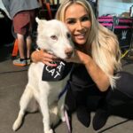 Nattie Katherine Neidhart-Wilson Instagram - Pharaoh is a perfect gentleman 💕🫶🏻🐶 (I will NOT tell @2pawz how adorable he is…) 📸 @americannightmarecody