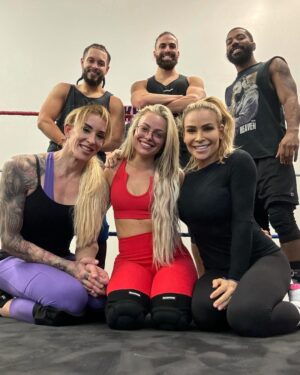 Nattie Neidhart-Wilson Instagram - Fine tuning tonight! Energy matching energy. 🫁 🧠 🫀
@thedungeon2.0
