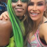 Nattie Katherine Neidhart-Wilson Instagram – Behind the scenes shenanigans from ROYAL RUMBLE! 💚