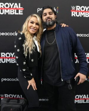 Nattie Neidhart-Wilson Instagram - BTS! 🩶 #Rumble